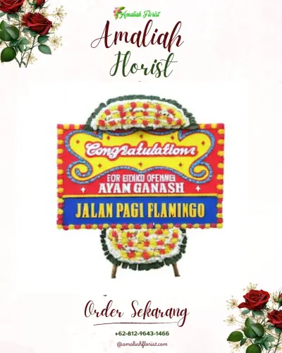 Bunga Papan Congratulation di Kananga